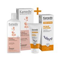 SKIN CONTROL Šampón proti lupinám + SEBO & PSO Mlieko na pokožku hlavy